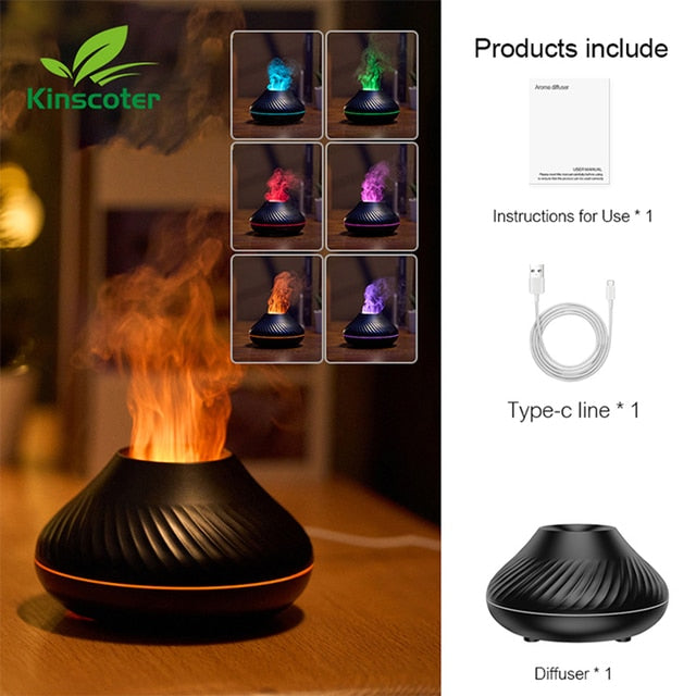 Volcano Humidifier Essential Oil Diffuser - {{ nanatechno }}