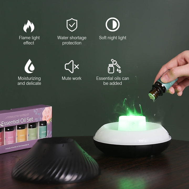 Volcano Humidifier Essential Oil Diffuser - {{ nanatechno }}