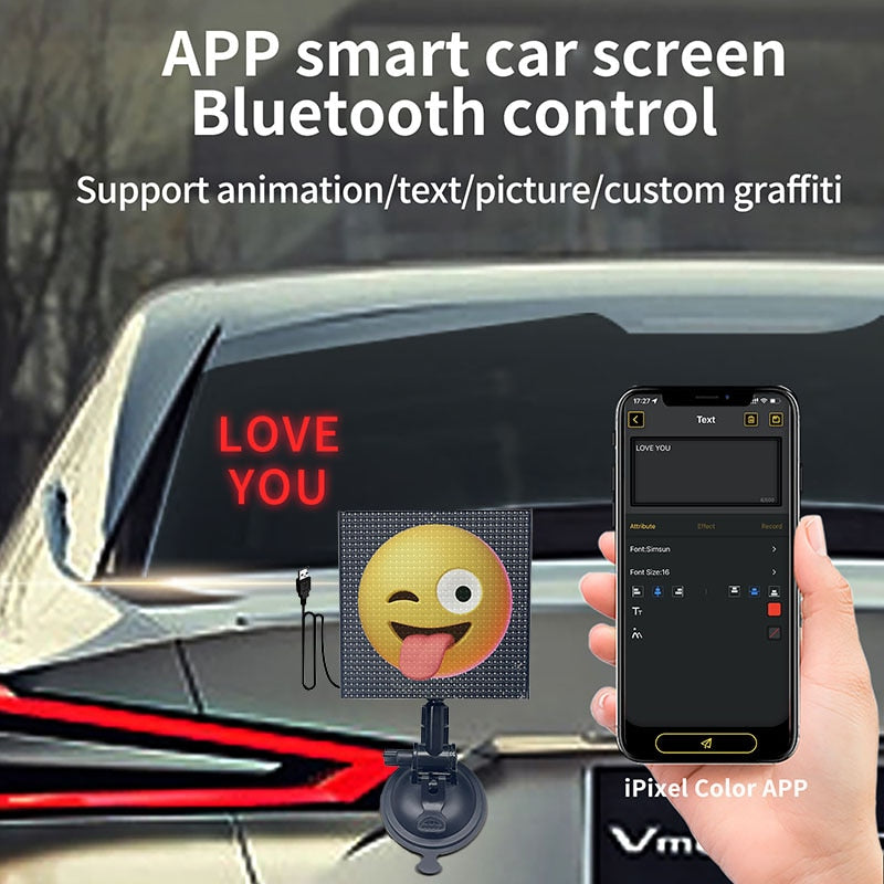 LED Display Car APP Control Advertising Screen – nanatechno