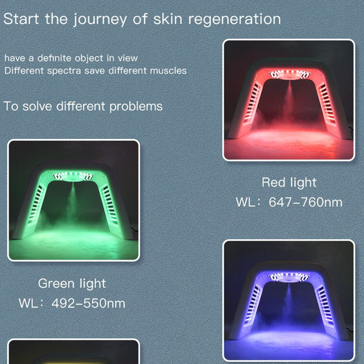 7 Colors LED Facial Mask PDT Light Therapy - {{ nanatechno }}